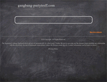 Tablet Screenshot of gangbang-partytreff.com